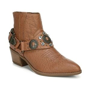 Carlos by Carlos Santana Marlene Western Leather Boot Cognac